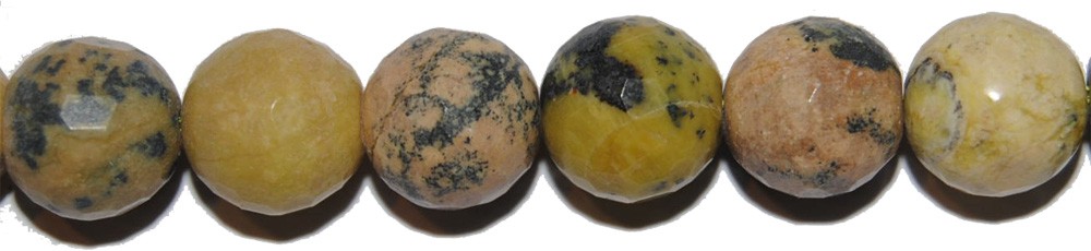 ps-238-238 Turquesa amarilla(serp.) bola facetada 10mm. - Imagen 1