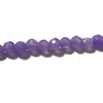 Amatista bola facetada 2 mm
