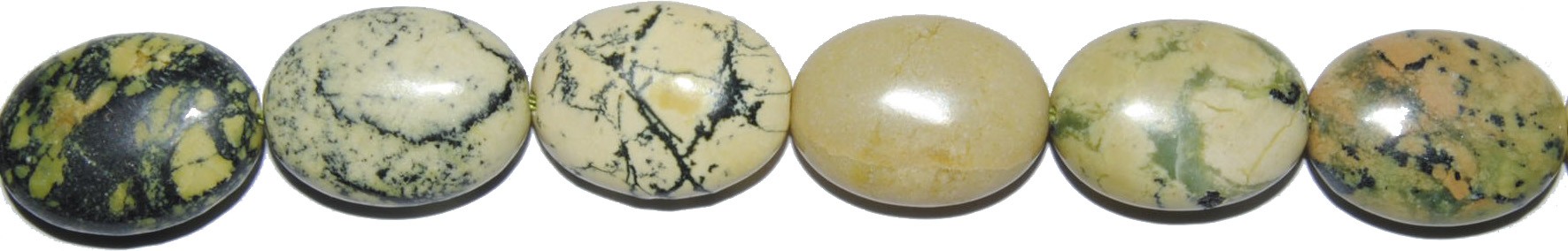 ps-239-239 Turquesa amarilla(serp.) oval 13*18 mm. - Imagen 1