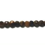 Ojo de Tigre bola facetada 2 mm