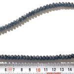 Obsidiana Nevada rondel 6 mm