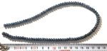 Obsidiana Nevada rondel 6 mm