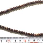 Jaspe Leopardo rondel facetado 6 mm