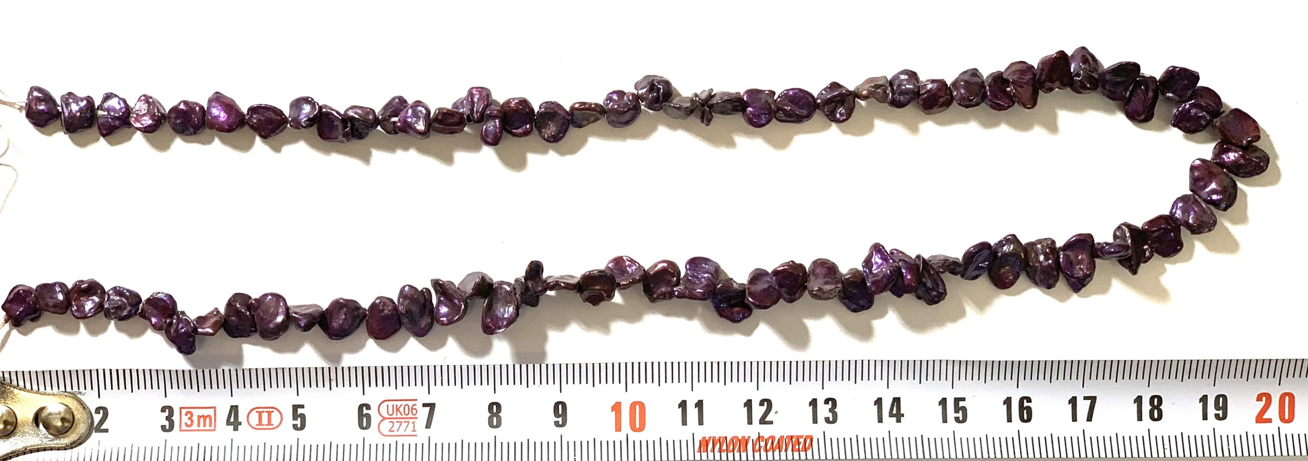 ps-2439-2439 Perla Flecos violeta 8 mm. - Imagen 1