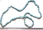 Chips de Turquesa Howlite Azul