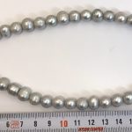 Perla Patata Gris Claro 9-10 mm