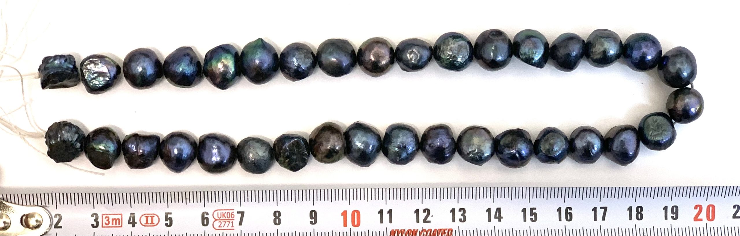 ps-2544-2544 Perla Color plana 11-12 mm - Imagen 1