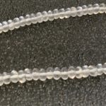 Cristal de Roca rondel 6 mm