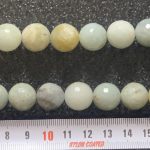 Aguamarina bola facetada 14 mm.