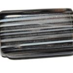 Ágata Negra Veteada rectángulo 20*30 mm.