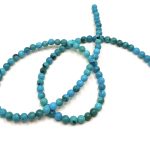 Turquesa Natural bola 4 mm ( Alta Calidad )