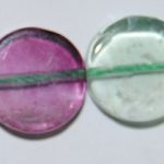 Fluorita disco plano 12 mm.