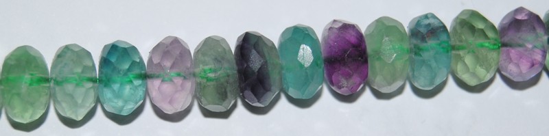 ps-333-333 Fluorita rondel facetado 6*10 mm. - Imagen 1