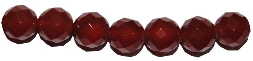ps-424-424 Ágata roja bola facetada 10 mm. - Imagen 1