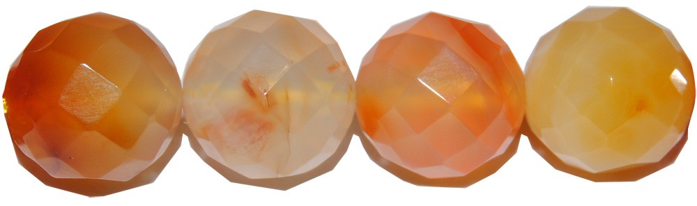 ps-537-537 Cornalina bola facetada 12 mm. - Imagen 1