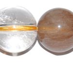 cuarzo multicolor bola rutilada 8 mm.