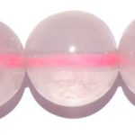 Cuarzo rosa bola 8 mm.