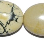 Turquesa amarilla(serp.) oval 15*20 mm.