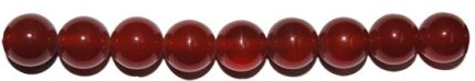 Ágata roja bola 3 mm.
